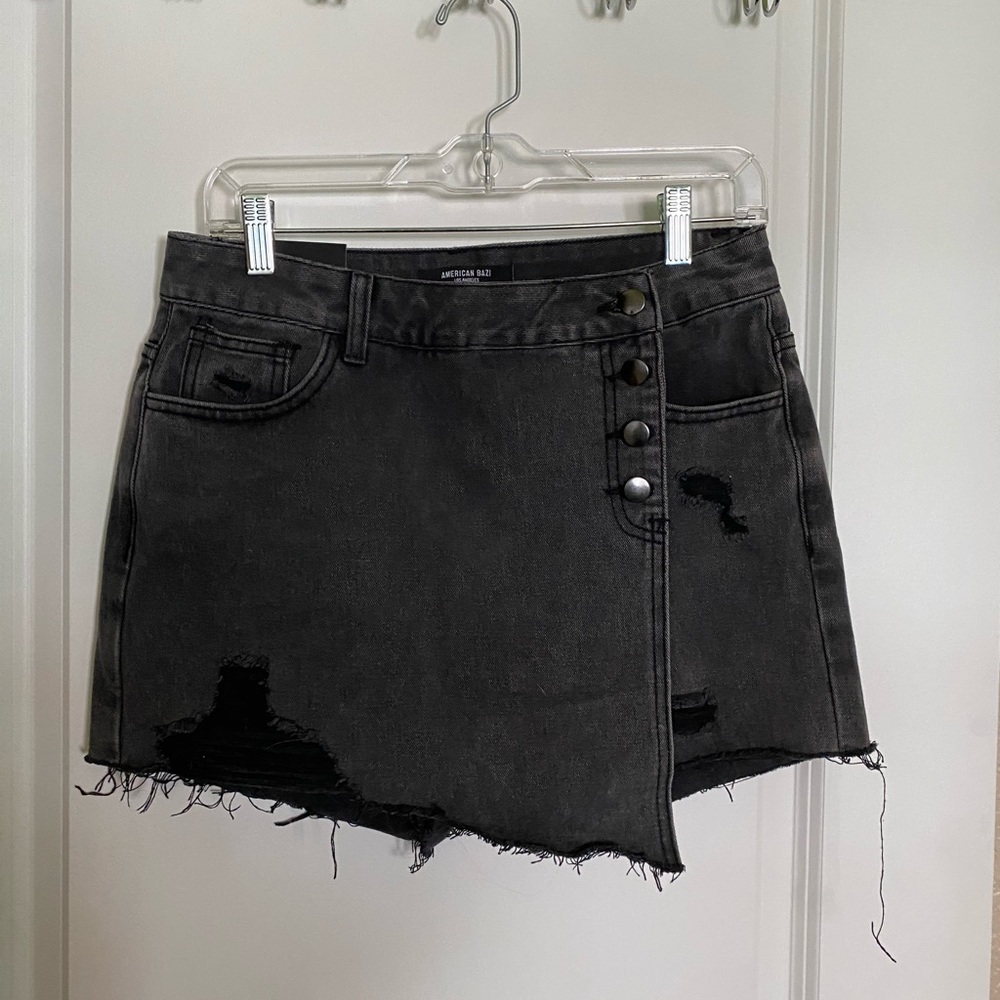 Denim skort
